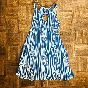 Lilly Pulitzer White Navy Patterned dress